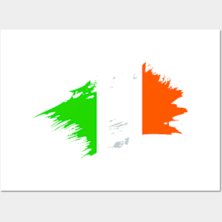 Irish flag Posters and Art